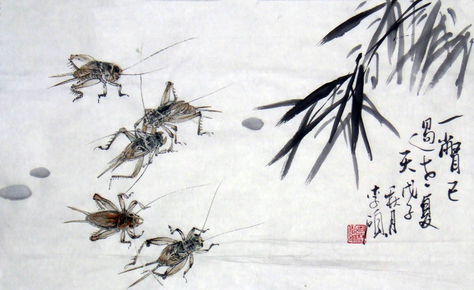 昔年画蟋蟀声声